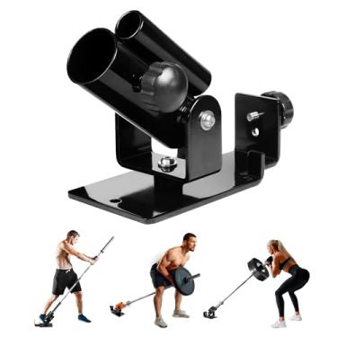 Imagem de Plataforma Yes4All Deluxe T-Bar – Giratória completa de 360° e fácil de instalar – Serve em barras olímpicas padrão de 2,54 cm e 5 cm