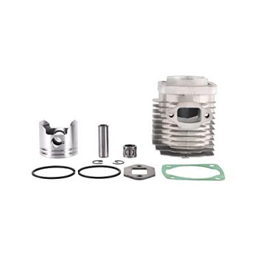 Imagem de WOOSTAR Cilindro de furo grande de 44 mm com kit de anel de pistão de substituição para scooter de 2 tempos 43cc 47cc 49cc mini bicicleta de bolso