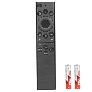 Imagem de Controle remoto por voz BN59-01385A compatível com Samsung Neo QLED 4K 8K Smart TV Series Q60BD Q60B QN85B Q80 Q80B S95B 2020/2021/2022 Substituição com baterias (sem controle remoto de célula solar