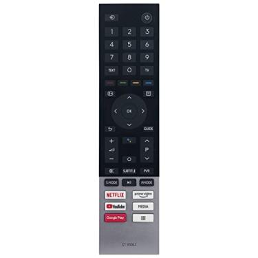 Imagem de PERFASCIN CT-95022 Controle remoto de substituição adequado para Toshiba Smart TV 43E350KP 50E350KP 55C350KP 65C350KP com controle de voz