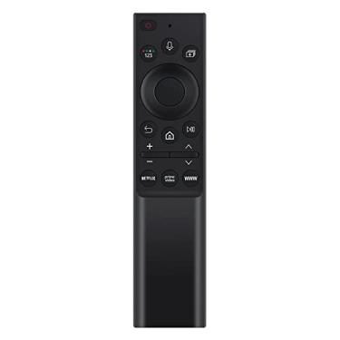 Imagem de ALLIMITY Controle remoto substituído por voz BN59-01350F adequado para controle remoto Samsung TV BN5901350F UN75AU8000FXZA UN70AU8000 UN50AU8000 UN43AU8000 UN65AU8000FXZA UN55AU8000FXZA