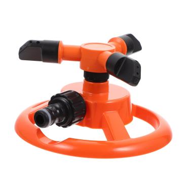 Imagem de Aspersor de jardinagem, 2 peças de irrigador de gramado ferramentas de jardinagem brinquedos de parque aquático irrigador rotativo de grama mangueira de jardim 360 graus mangueira de plástico
