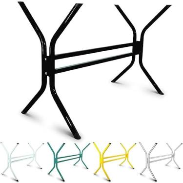 Imagem de Base de Mesa Madri para Tampo Retangular de até 1,40m x 0,80 - preto