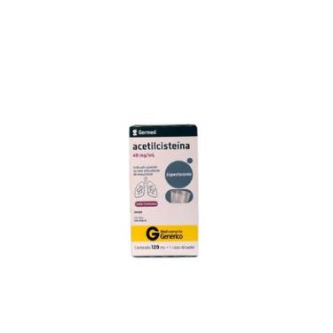 Imagem de Acetilcisteína 40mg/ml Xarope Sabor Framboesa 120ml Genérico Germed GERMED
