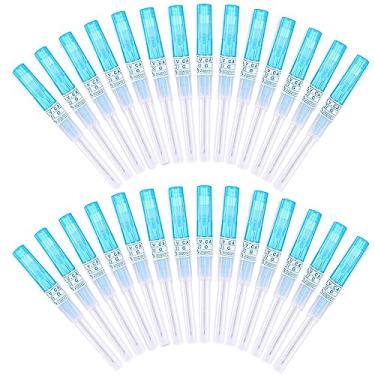 Imagem de Beautidots 50 Peças De Agulhas Piercing 14G 16G 18G 20G 22G Cateter Intravenoso Para Orelha, Nariz, Lábio, Língua, Barriga, Mamilo, Cartilagem, Piercings Descartáveis Aço Inoxidável, Ferramenta Corp