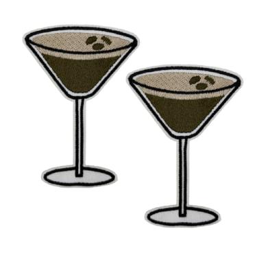 Imagem de Camisetas com capuz e mochilas de 7,5 cm para bonés de beisebol, bordados, com estampa de martini, Espresso Martini