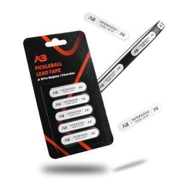 Imagem de Neobadge Fita Adesiva Para Pickleball - Superadesiva, Projetada Especificamente Raquetes. Construir O Momento Perfeito Bater Na Bola Pode Torná-Lo Um Jogador Melhor. (Branco)