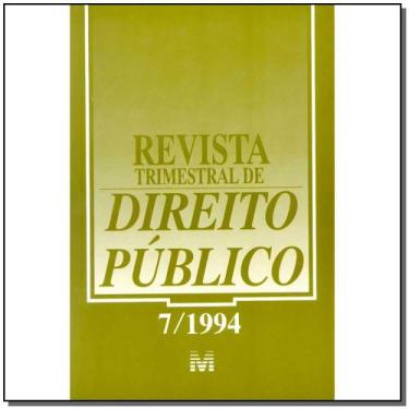 Imagem de Revista trimestral de direito publico ed. 07 - MALHEIROS EDITORES, 3