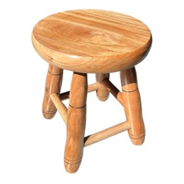 Imagem de Banco de madeira banco pequeno 29 cm de altura (SEM VERNIZ)