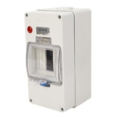 Imagem de Luocute Caixa de Distribuição de Energia de 4 Vias Com Barras de ônibus e Trilho DIN Com Luz Indicadora para Disjuntor Em Miniatura MCB, Cadeado de Impermeabilização IP66 Disponível