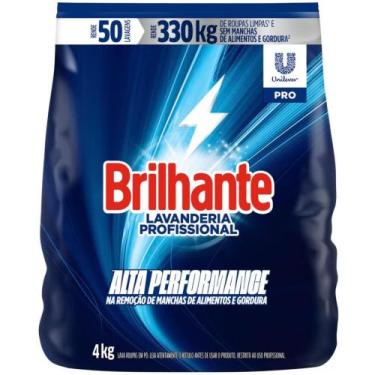 Imagem de Lava-Roupas Pó Brilhante Pro Lavanderia Profissional Pacote 4kg