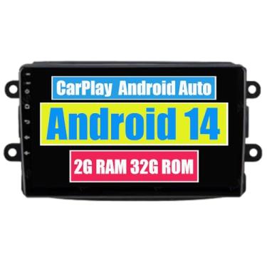 Imagem de RoverOne Central Multimídia para Renault Dacia Logan Sandero Duster Lodgy Lada Xray Captur Dokker com CarPlay Android Auto Navegação GPS Bluetooth Radio Estéreo WiFi