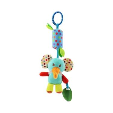 Imagem de Carrinho De Bebê Colorido Pendurado Sino Brinquedo De Pelúcia Multifun