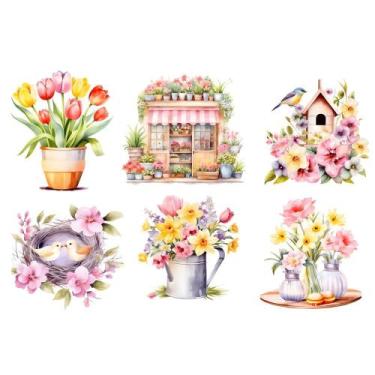 Imagem de Estampa Fácil Fabricart - Hello Spring