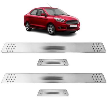 Imagem de Jogo Soleira de Porta KA Sedan 2015 2016 2017 2018 2019 2020 2021 Crom