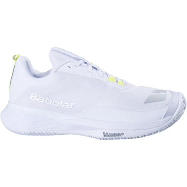Imagem de Babolat Tênis feminino SFX Evo Pickleball, Branco/Prata, 35