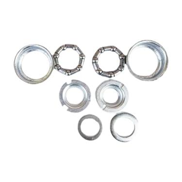 Imagem de predolo Conjunto de peças de reposição para suporte inferior de bicicleta infantil de 12 a 20 polegadas, componentes de manutenção e reparo, rolamento, Prata