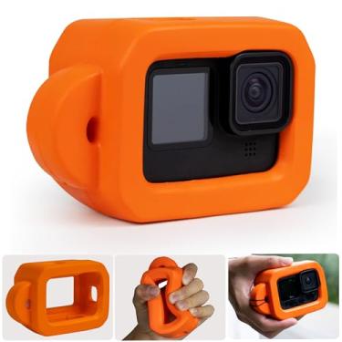 Imagem de Capa flutuante para GoPro Hero 13/12/11/10/9 moldura protetora com flutuabilidade anti-perda flutuante para mergulho com snorkel, surfe, esportes aquáticos