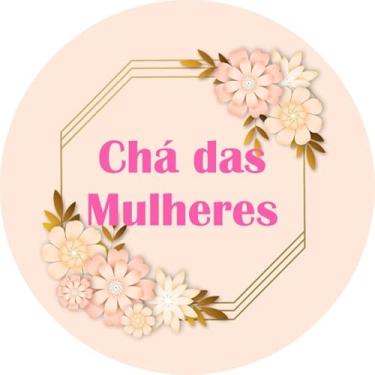 Imagem de Painel Festa Redondo C/Elastico 1,50m Chá das Mulheres (CHMULH009)