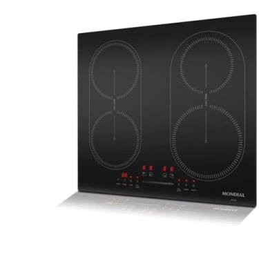 Imagem de Cooktop por Indução 4 bocas, Mondial, Preto, 7000W, 220V - CTI-03