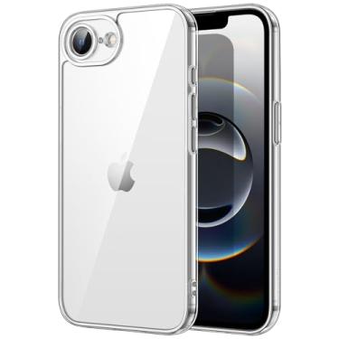 Imagem de JETech Capa para iPhone 16e 6,1 Polegadas 2025, Case Protetora de Telefone à Prova de Choque, Capinha Anti-Amarelecimento, Parte Traseira Transparente Anti-Riscos (Claro)
