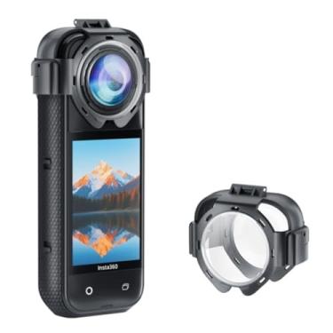 Imagem de debous Insta 360 X5 Conjunto de proteção de lente de vidro premium para Insta360 X 5 X5 Capa protetora antiembaciamento espelho protetor de encaixe