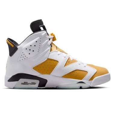 Imagem de Air Jordan 6 retrô amarelo ocre (CT8529-170, branco/preto/amarelo ocre), branco/preto/amarelo ocre, 39 BR