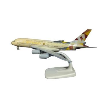 Imagem de Avião Emirates B777 - Modelo de Metal Die-Cast para Crianças (Escala 1