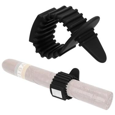 Imagem de ReignSword Pacote com 2 suportes magnéticos para carrinho de golfe, clipe de silicone ajustável para calibres de anel 45-52, acessórios de carrinho de golfe para golfe, pesca, acampamento e atividades