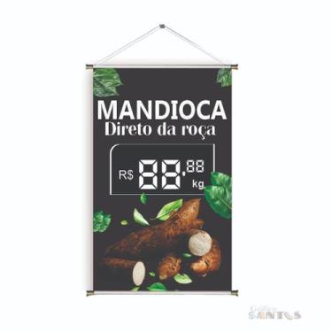 Imagem de Banner pronto Mandioca BA 562 medida 45x70 cm arte Pronta