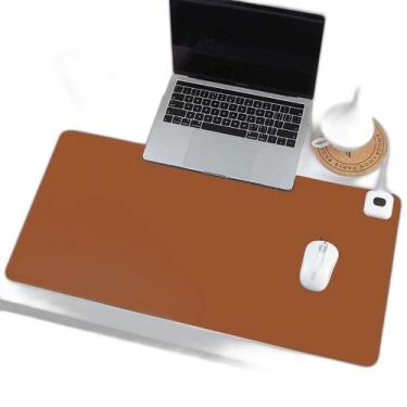 Imagem de Deskpad Couro Gamer Escritório Mesa Decoração 160X30 - Genertoy