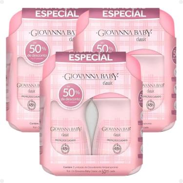 Imagem de Kit Giovanna Baby: 4 Desodorante Roll-On Classic