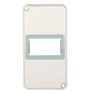 Imagem de Tampa para condulete 1" com 1  posto horizontal para sistema modular -