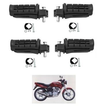 Imagem de Pedaleiras Dianteira / Traseira Honda Cbx 200 Strada 4 Peças - Brv Bor