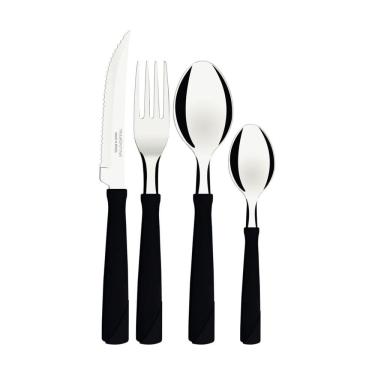 Imagem de Faqueiro New Kolor Polipropileno Colorido e Aço Inox 24 Peças Tramontina