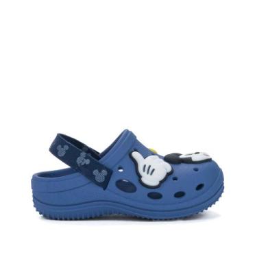 Imagem de Sandália Babuche Infantil Grendene Baby Mickey Moments Azul, Azul, 19