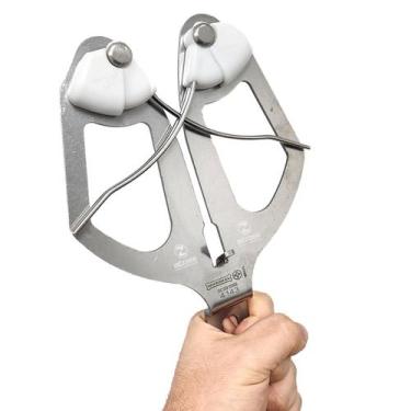 Imagem de Chaira em Y Lisa Mundial Inox Afiador de Bancada Profissional Amolador