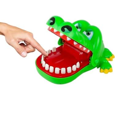 Imagem de Jogo do Jacaré Dentista Infantil Brinquedo Educativo Interativo Família 2-4 Jogadores