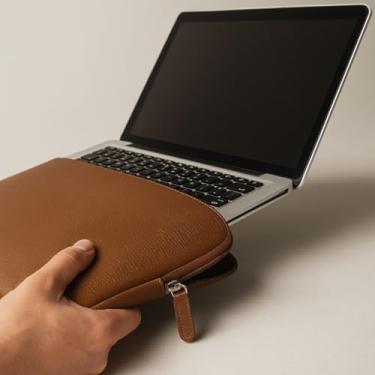 Imagem de Case de Couro Legitimo Para Notbook (Saibro)