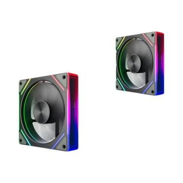 Imagem de Kit de Ventilador ARGB para PC Teucer Prism S1 120mm - 4/3 Pinos PWM -