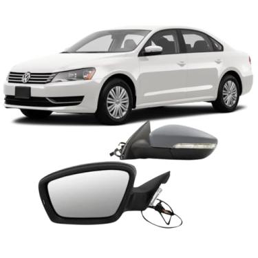 Imagem de Retrovisor Passat 2010 A 2015 Eletrico Com Aquecedor E Pisca