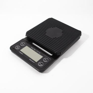 Imagem de Balança Digital Café 3.0kg / 0.1g C/ Cronômetro P/ Barista - RALEO