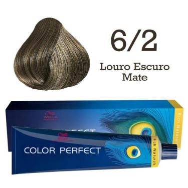 Imagem de Coloração Color Perfect 6/2 Louro Escuro Mate  Wella - Wella Professio