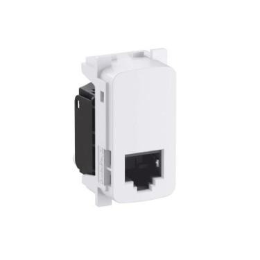 Imagem de Módulo Tomada Rede RJ45 Cat5E Branco 680158 Pial Zeffia - Pial Legrand
