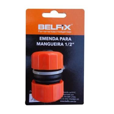 Imagem de Conector engate rápido duplo emenda de mangueira 1/2 bel fix - Belfix,