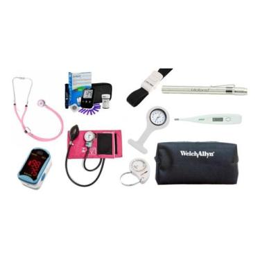 Imagem de Kit Enfermagem Acadêmico P. A. MED Completo + Estojo Para Transporte -
