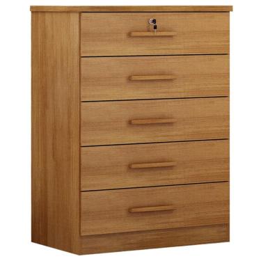 Imagem de Cômoda Gaveteiro Suiça com Chave Cumaru 23 - Novo Horizonte