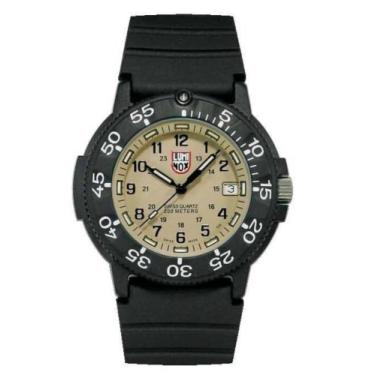 Imagem de Luminox Relógio militar original Navy Seal Evo, 43 mm | 20 ATM, Verde-borracha, Verde-borracha
