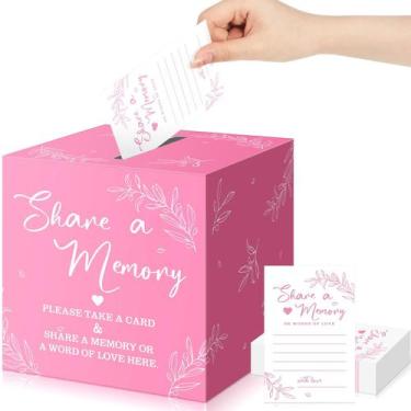 Imagem de Caixa de cartões de memória Pajean Share a Memory 50 unidades rosa