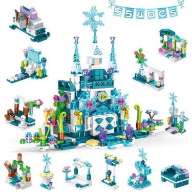 Imagem de Conjunto de blocos de construção Awefun Princess Castle 554 unidades p